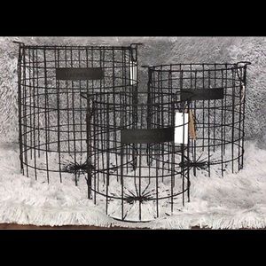 Magnolia baskets set of 3